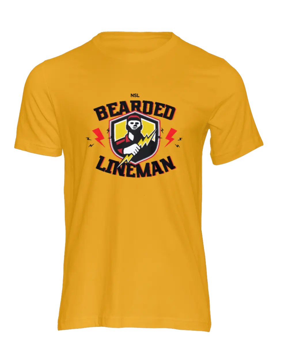 Bearded Lineman Men's T-Shirt|T-Shirt