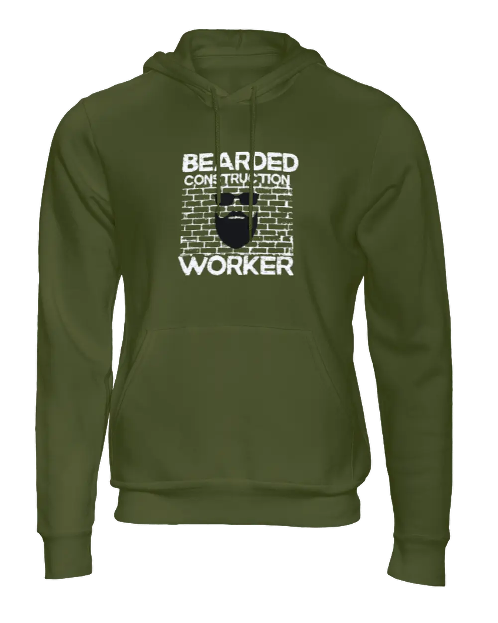 Bearded Construction Worker Men's Hoodie|Hoodie