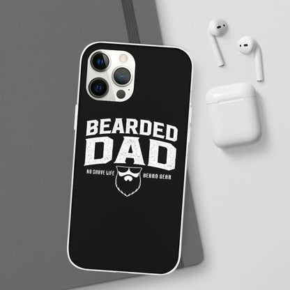 Bearded Dad Black Durable Phone Case|Phone Case