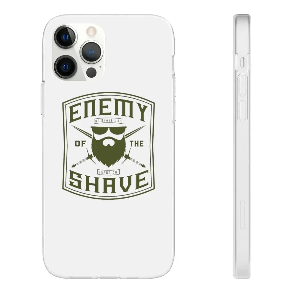 ENEMY OF THE SHAVE White Durable Phone Case|Phone Case