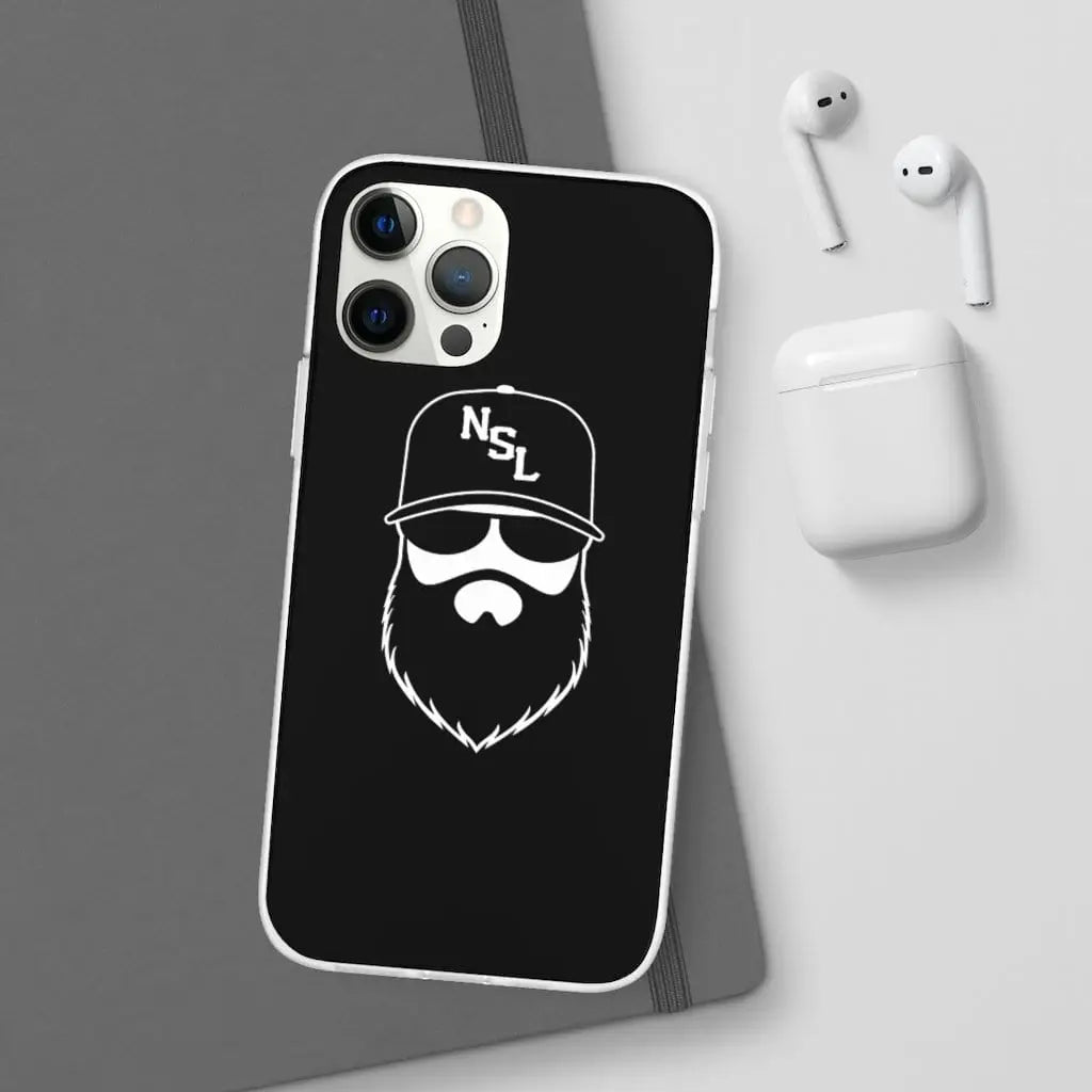 No Shave Life Beard League Black Durable Phone Case|Phone Case