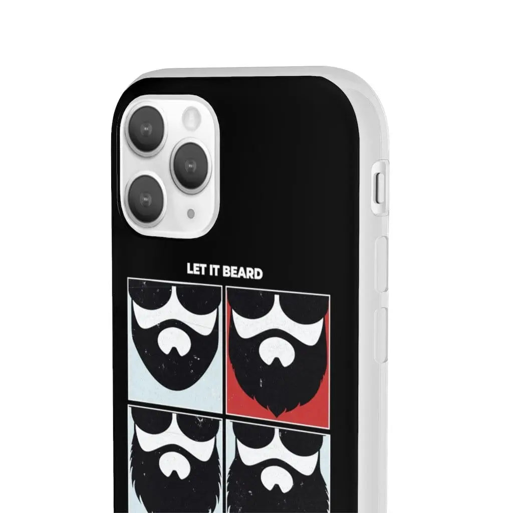 Let it Beard Black Durable Phone Case|Phone Case