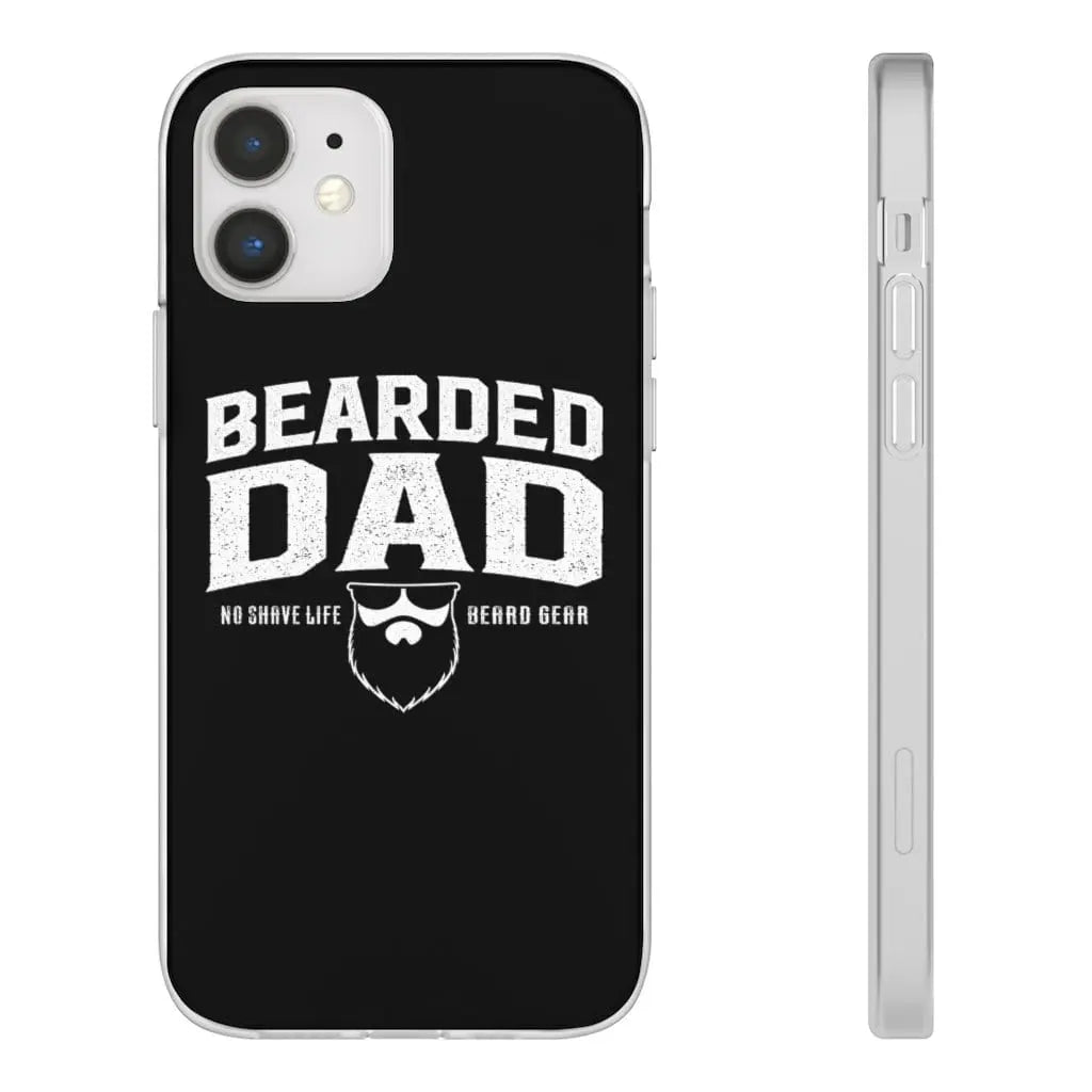 Bearded Dad Black Durable Phone Case