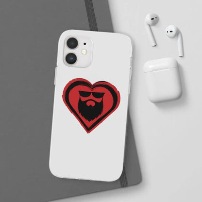 Beard Love White Durable Phone Case|Phone Case