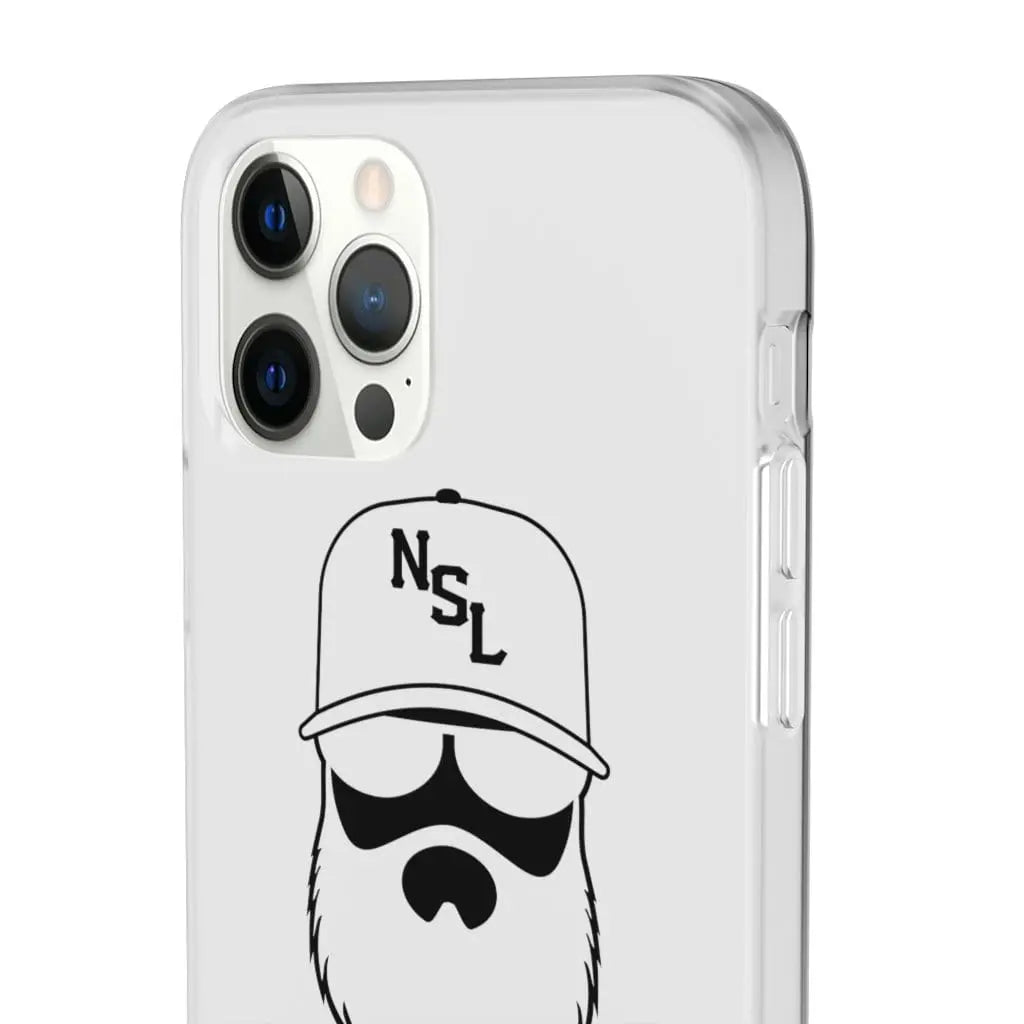 No Shave Life Beard League White Durable Phone Case|Phone Case