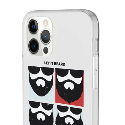 Let it Beard White Durable Phone Case|Phone Case