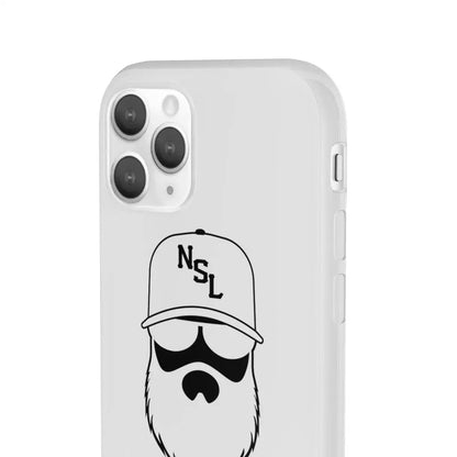 No Shave Life Beard League White Durable Phone Case|Phone Case