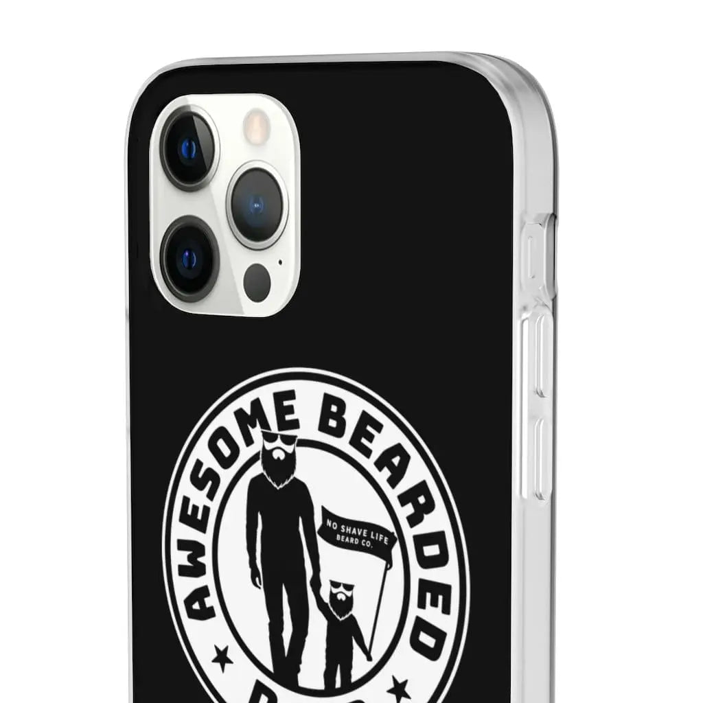 AWESOME BEARDED DAD Black Durable Phone Case|Phone Case