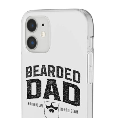 Bearded Dad White Durable Phone Case|Phone Case