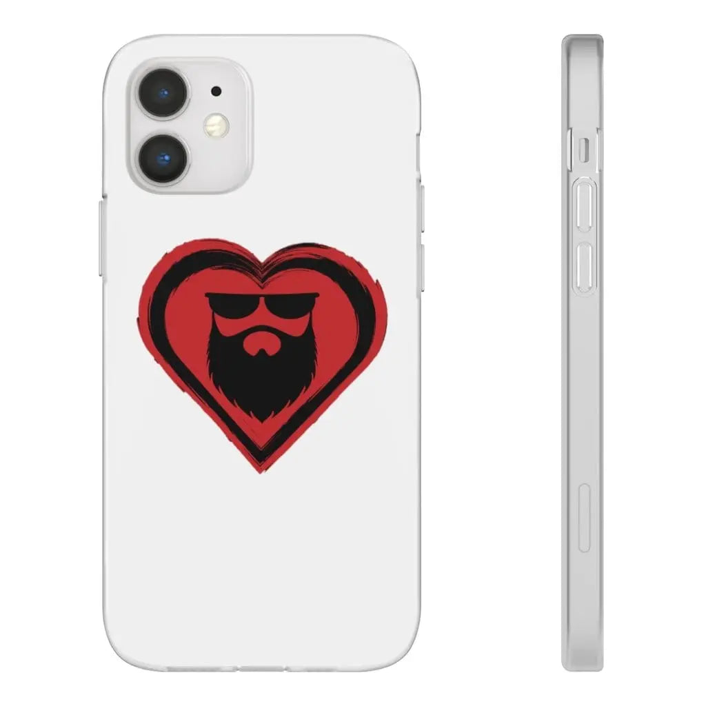 Beard Love White Durable Phone Case