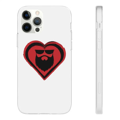 Beard Love White Durable Phone Case|Phone Case