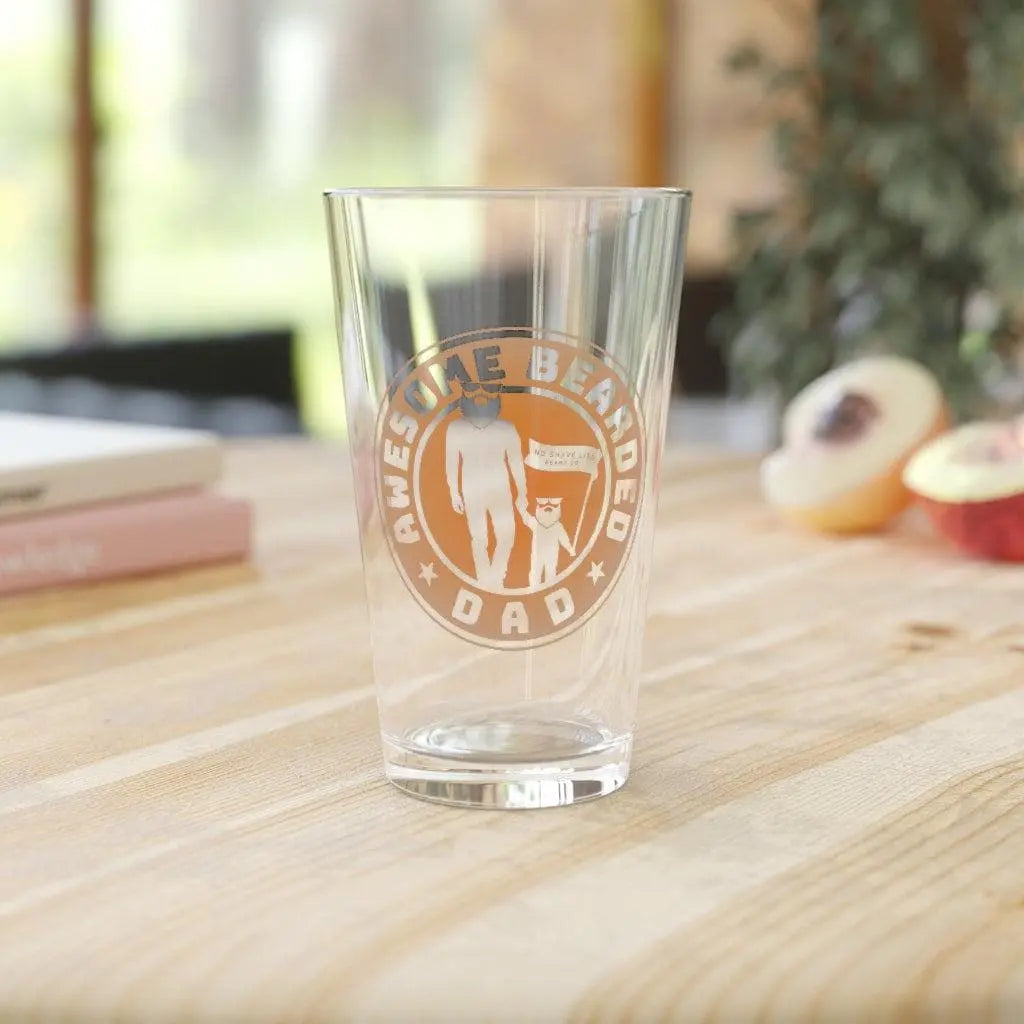 Awesome Bearded Dad Pint Glass|Pint Glass