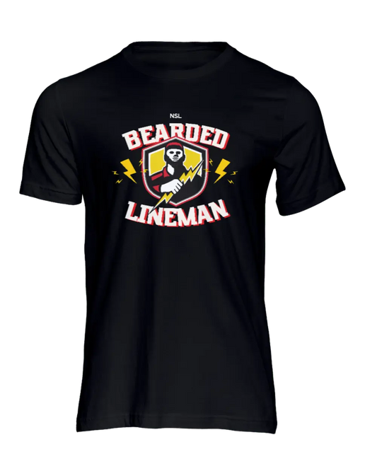 Bearded Lineman Men's T-Shirt|T-Shirt