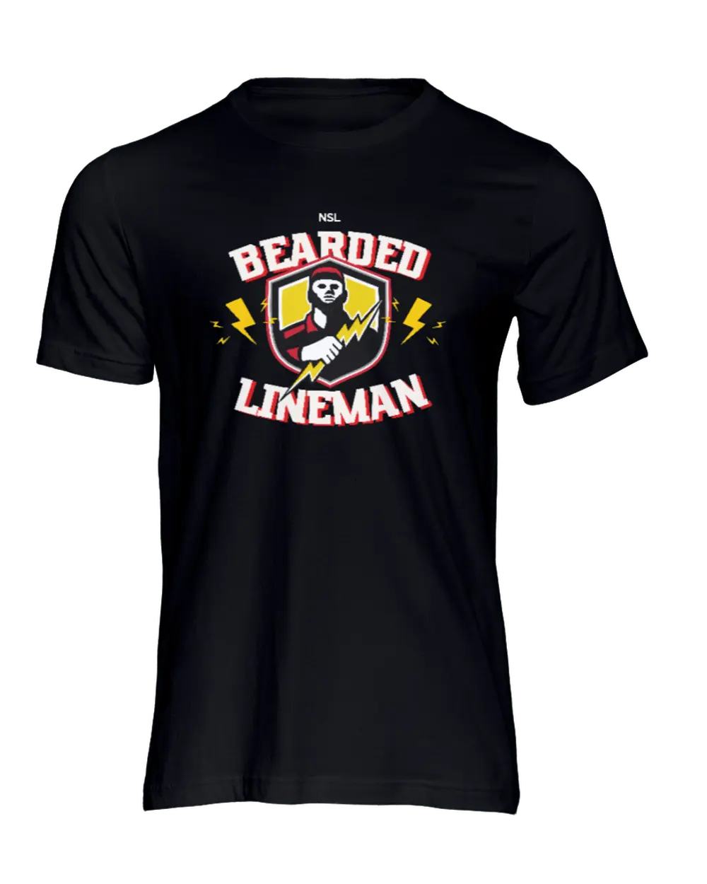 Bearded Lineman Men's T-Shirt|T-Shirt