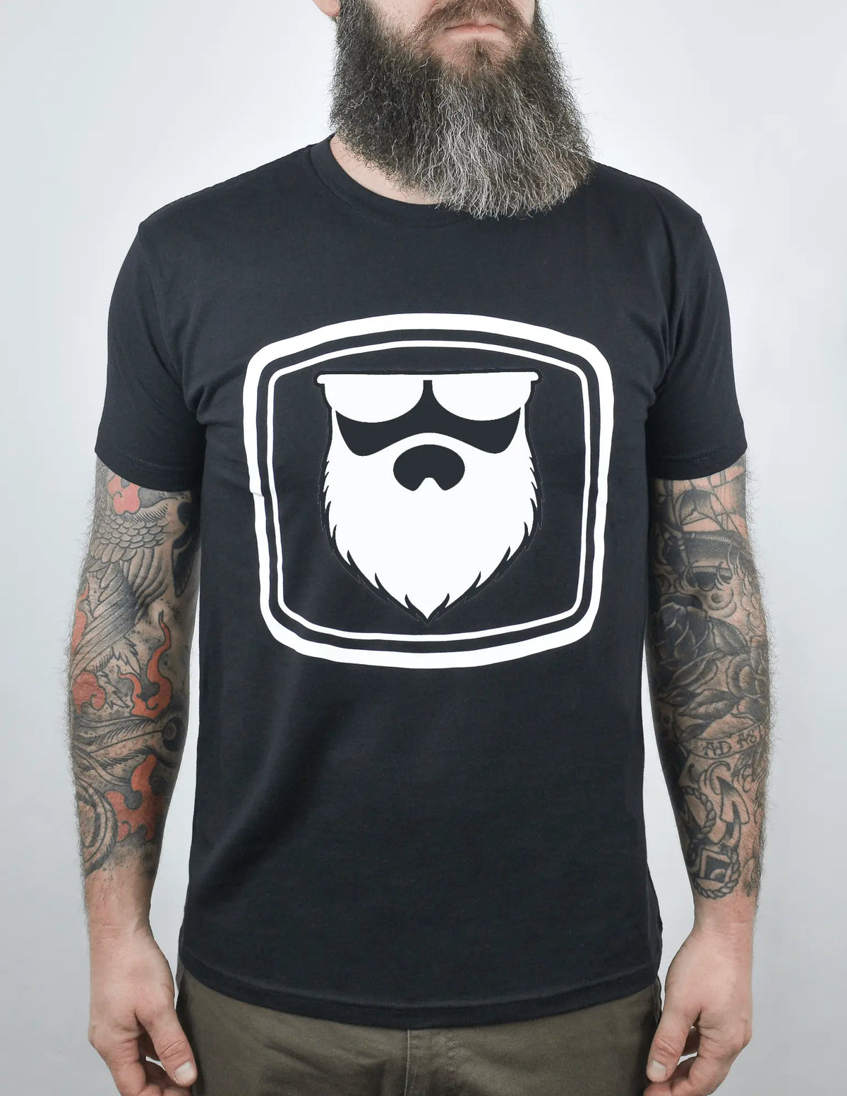 THE OG BEARD 2.0 Black X White T-Shirt - No Shave Life