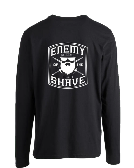 Enemy of the Shave Black Long Sleeve Shirt|Long Sleeve Shirt