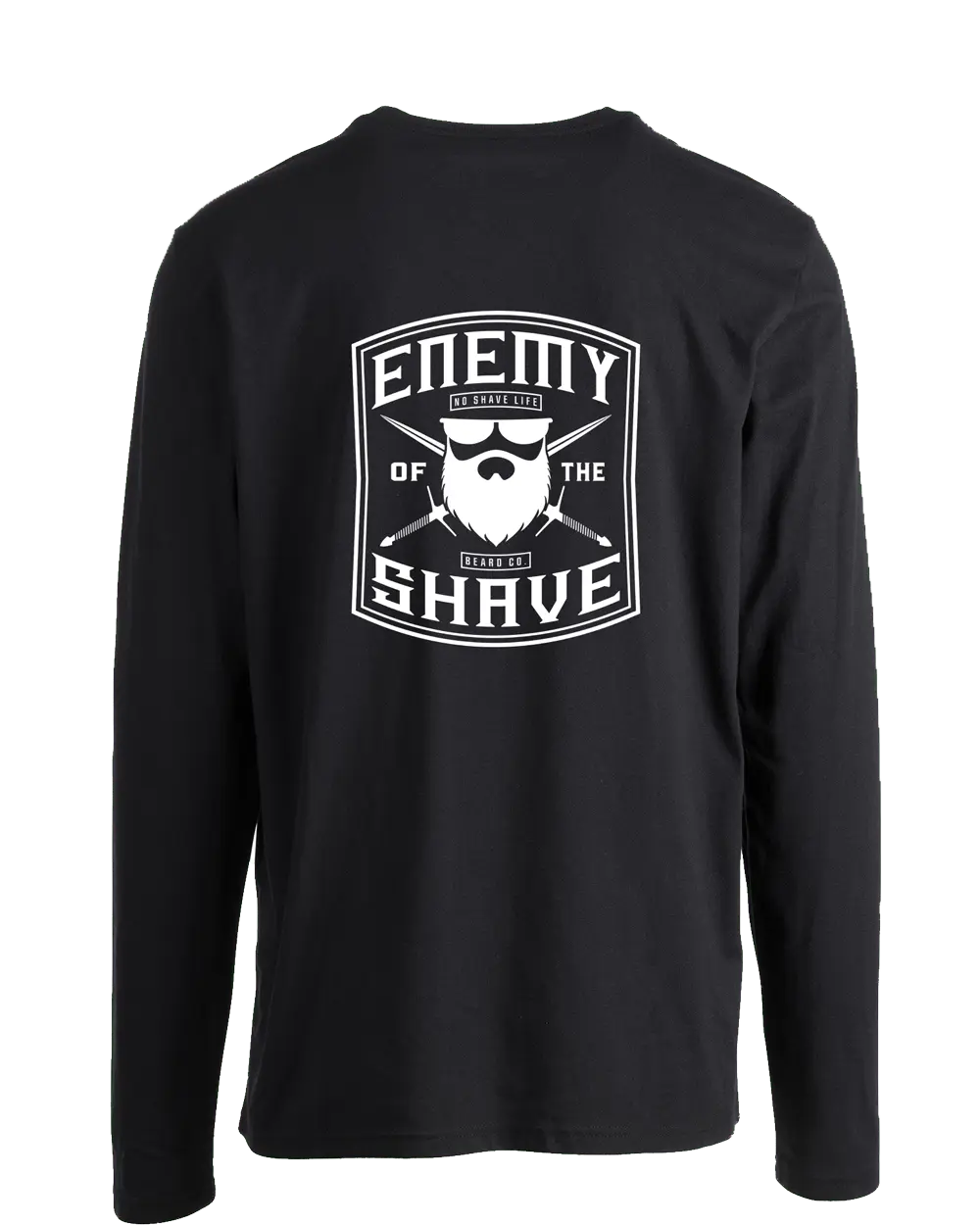 Enemy of the Shave Black Long Sleeve Shirt