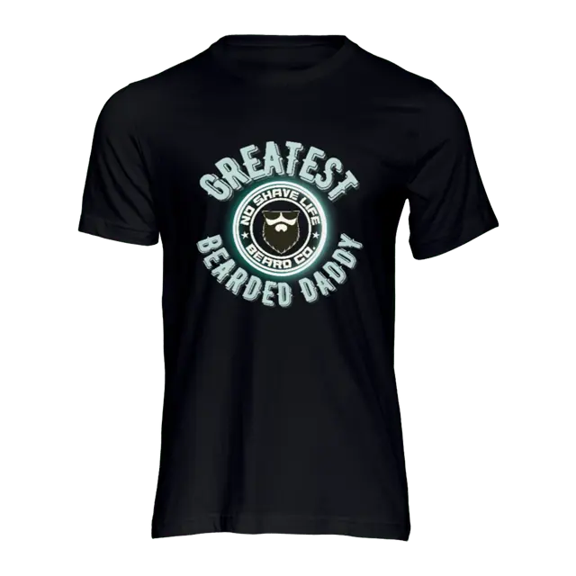 Greatest Bearded Daddy Black Men's T-Shirt|T-Shirt