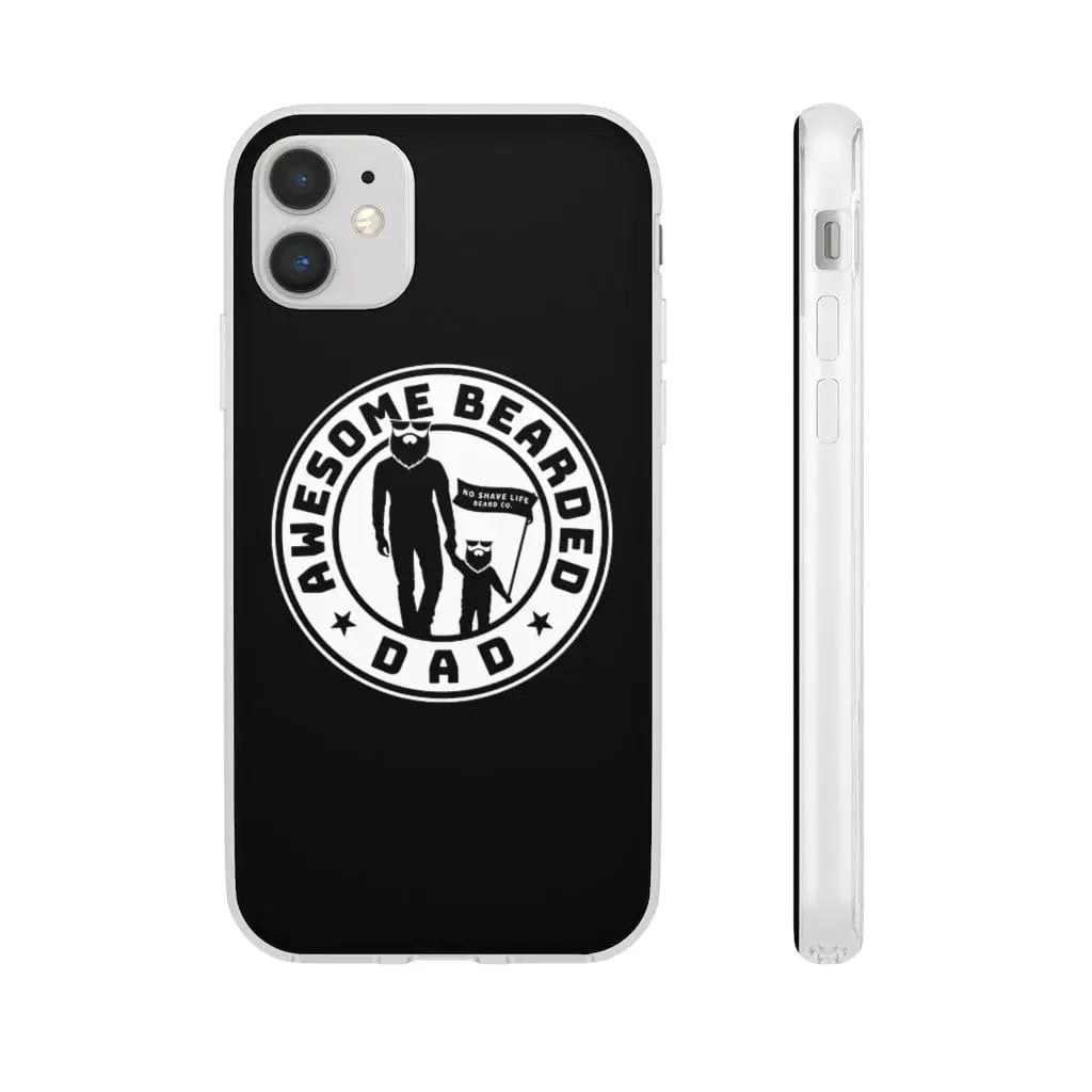 AWESOME BEARDED DAD Black Durable Phone Case|Phone Case