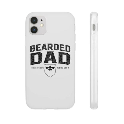 Bearded Dad White Durable Phone Case|Phone Case