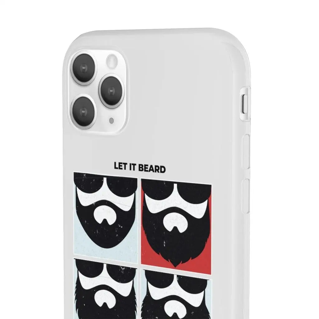 Let it Beard White Durable Phone Case|Phone Case