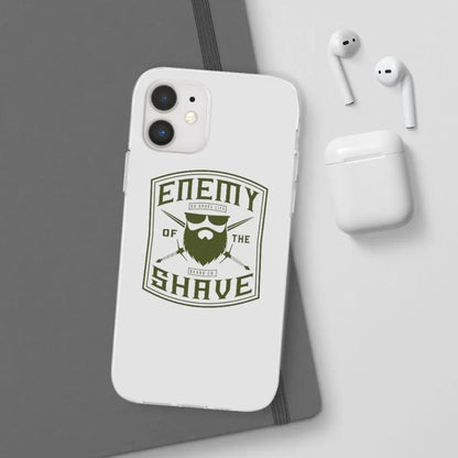 ENEMY OF THE SHAVE White Durable Phone Case|Phone Case