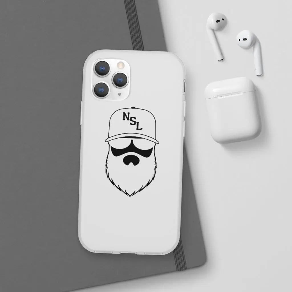 No Shave Life Beard League White Durable Phone Case|Phone Case