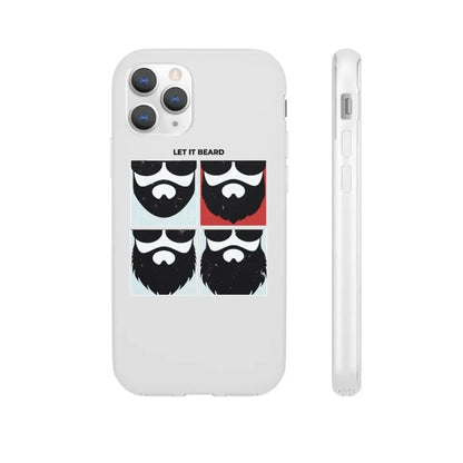 Let it Beard White Durable Phone Case|Phone Case