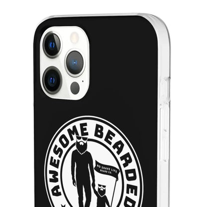 AWESOME BEARDED DAD Black Durable Phone Case|Phone Case