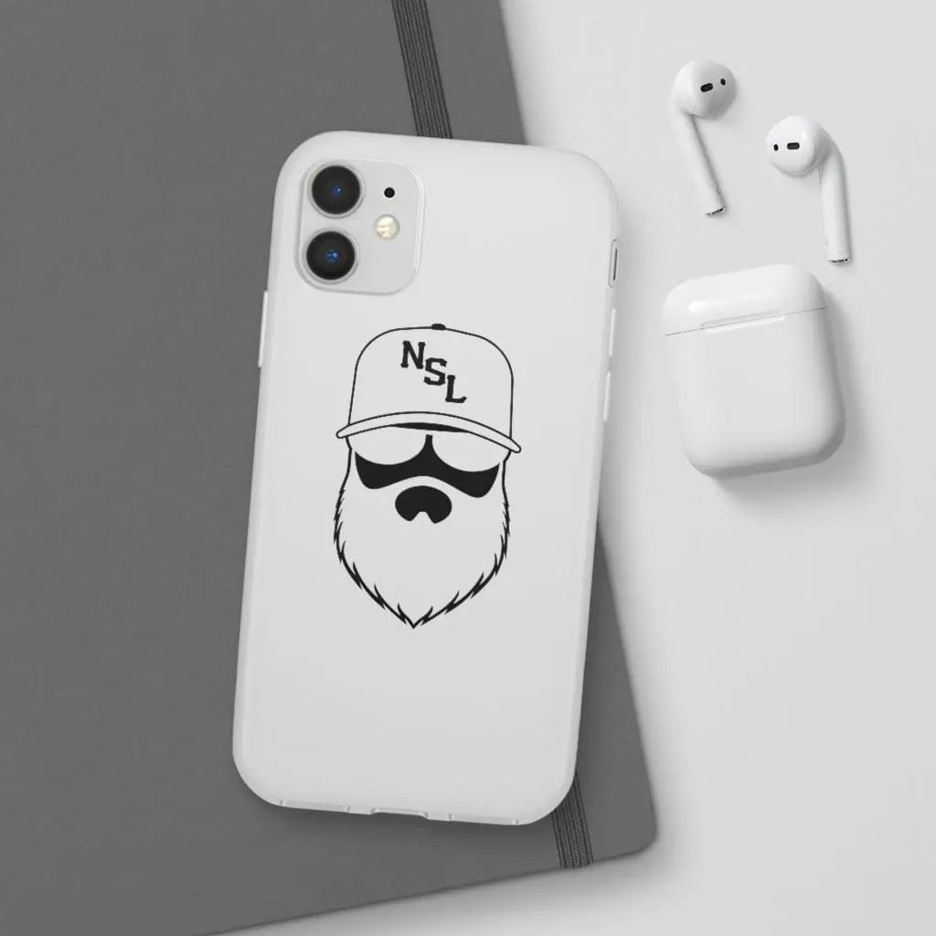 No Shave Life Beard League White Durable Phone Case|Phone Case