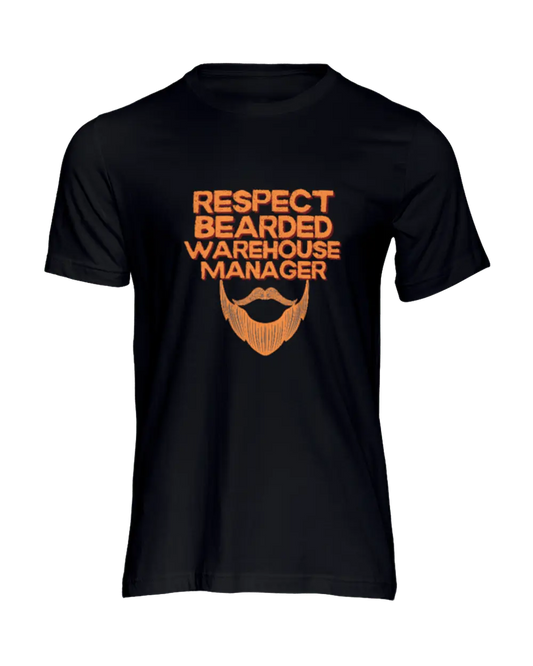 Bearded Warehouse Manager Black Men's T-Shirt|T-Shirt