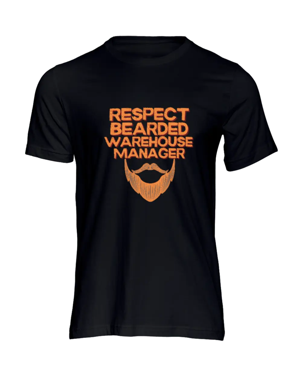 Bearded Warehouse Manager Black Men's T-Shirt|T-Shirt