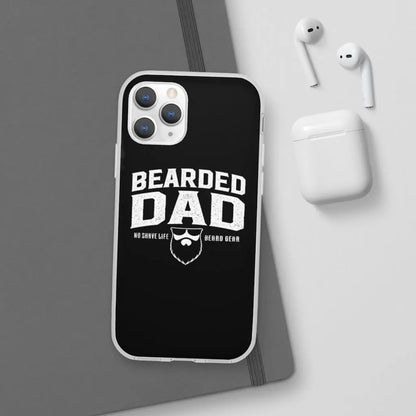 Bearded Dad Black Durable Phone Case|Phone Case