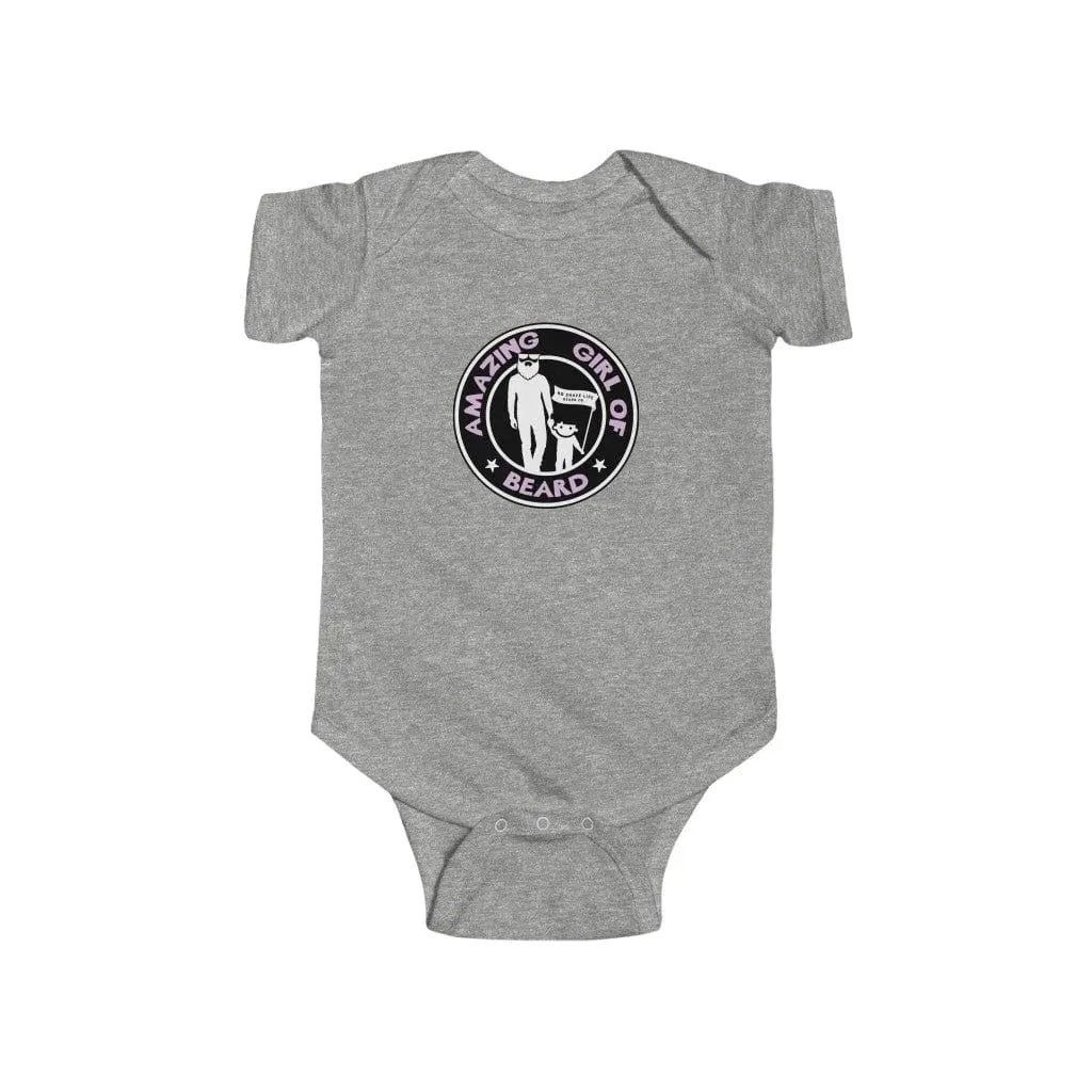 Amazing Girl of Beard Baby Infant Bodysuit Onesie|Baby Onesie