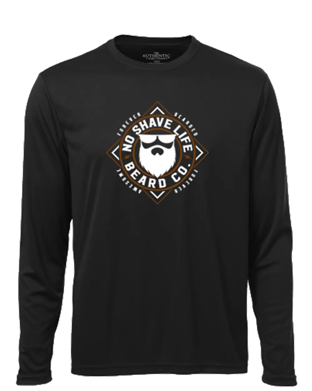 Forever Bearded NSL Black Long Sleeve Shirt|Long Sleeve Shirt