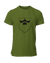 OG No Shave Life camiseta verde militar invertida