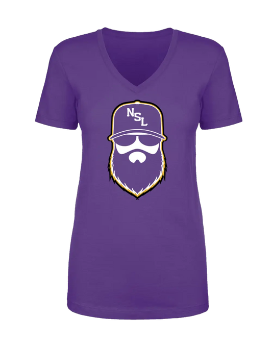 Minnesota Gridiron Purple V-Neck|Ladies V-Neck