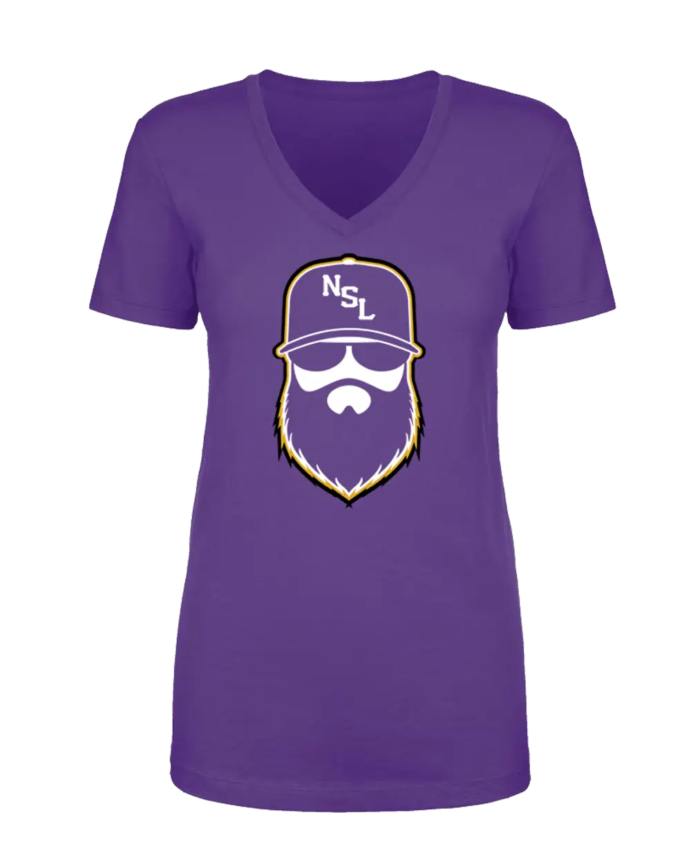 Minnesota Gridiron Purple V-Neck|Ladies V-Neck