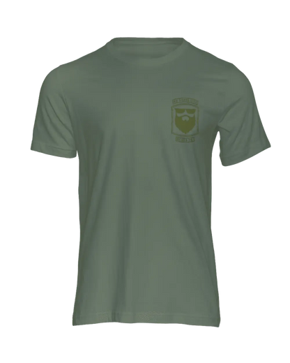 ENEMY OF THE SHAVE  Military Green T-Shirt|T-Shirt