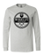Camisa de manga larga gris Circle Axe|Camisa de manga larga