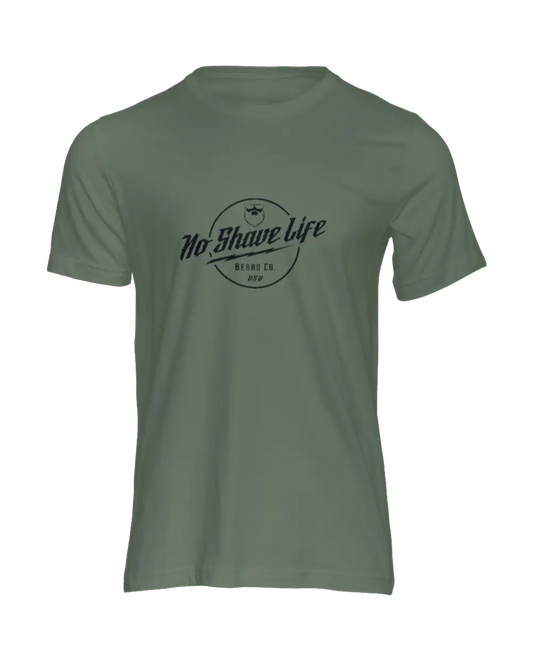 No Shave Life Crate Green T-Shirt|T-Shirt