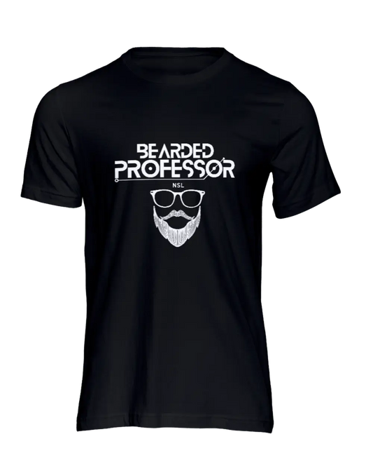 Bearded Professor Black Men's T-Shirt|T-Shirt