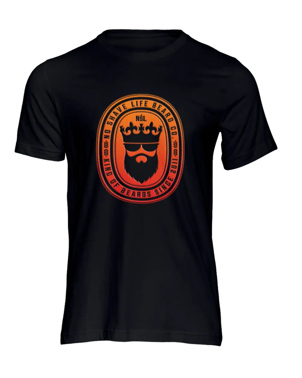 King of Beards Black Men's T-Shirt|T-Shirt