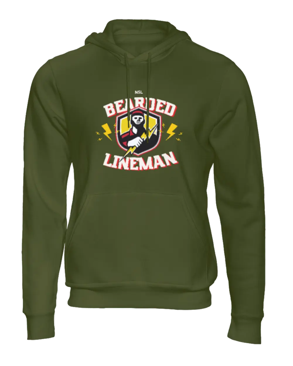 Bearded Lineman Men's Hoodie|Hoodie