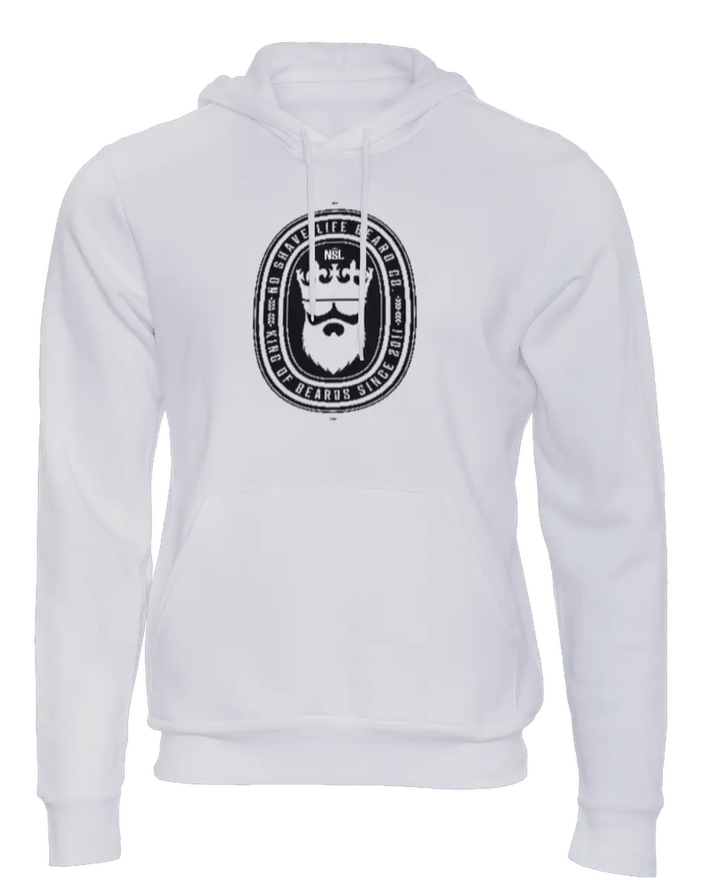 King of Beards NSL Grey Hoodie|Hoodie