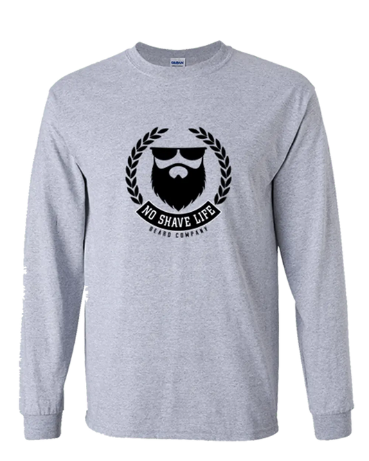 Bearded Victory Grey Long Sleeve Shirt|Long Sleeve Shirt