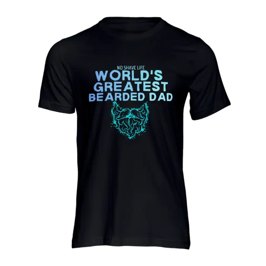 World's Greatest Beard Dad Black Men's T-Shirt|T-Shirt