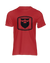 THE OG BEARD 2.0 camiseta roja para hombre