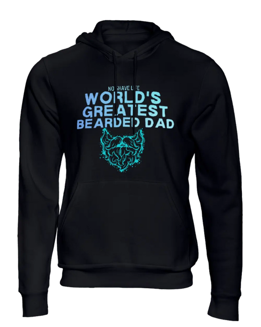 World's Greatest Beard Dad Black Men's Hoodie|Hoodie