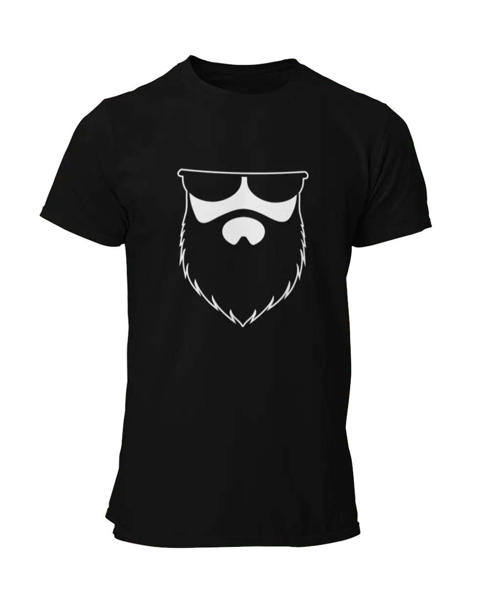 OG No Shave Life Beard Black X White T-Shirt|T-Shirt